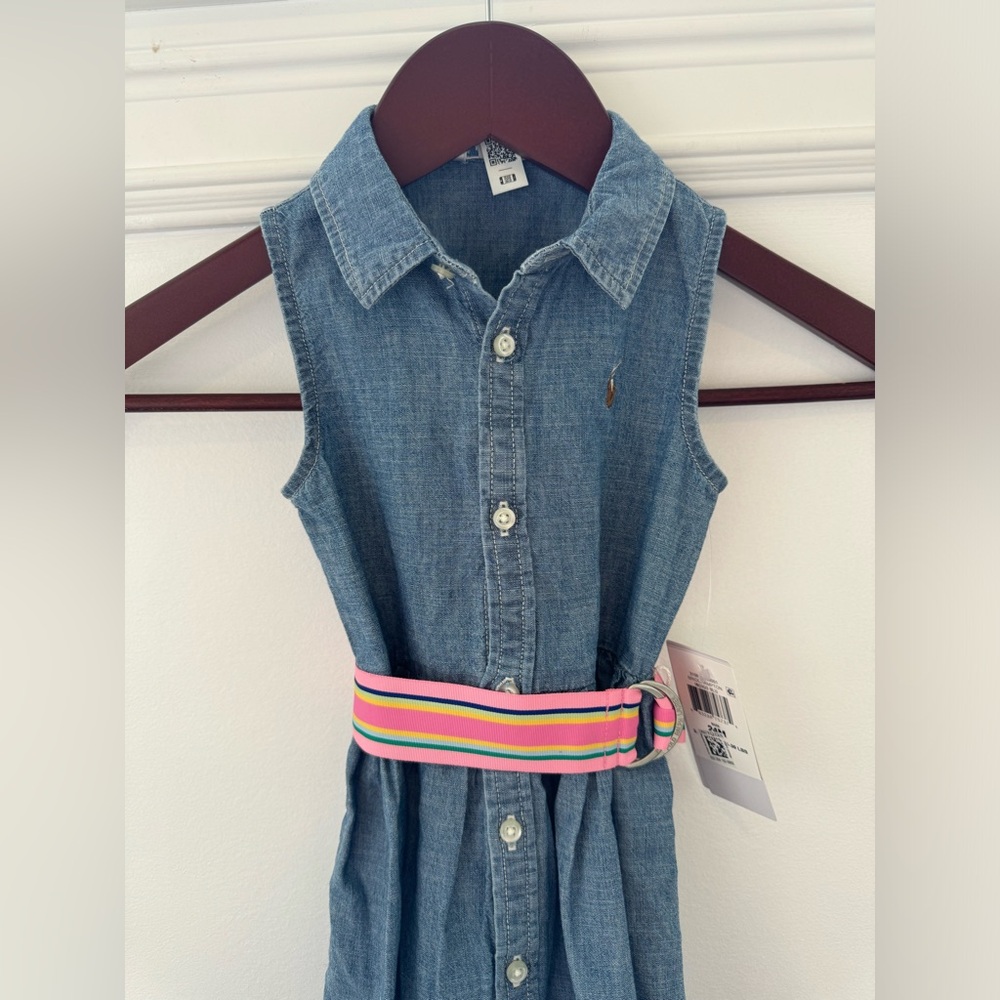Ralph Lauren Denim Dress with belt and bloomers